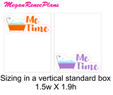 Me Time Matte Planner Stickers