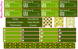 MARCH 2020 or 2021 ST PATRICKS THEME MONTHLY VIEW KIT FOR THE CLASSIC HAPPY PLANNER - MeganReneePlans