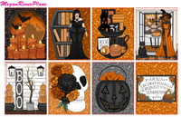 Boo! Halloween Themed Weekly Planner Sticker Kit