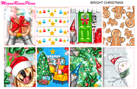 Bright Christmas Mini Kit - 2 page Weekly Kit