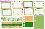 Irish Blessing Weekly Planner Sticker Kit
