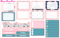 Pink Christmas Weekly Kit for the Classic Happy Planner - MeganReneePlans