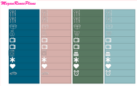 Snow Bound Weekly Planner Sticker Kit (With Girls or No Girls Options)