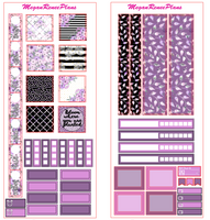Purple Bloom HOBONICHI WEEKS 2 page Kit - MeganReneePlans