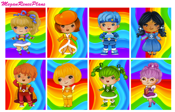 Rainbow Brite themed - FULL BOXES ONLY – MeganReneePlans