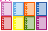 Rainbow Brite Themed Weekly Planner Sticker Kit