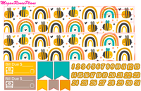 Bee Happy Weekly Planner Sticker Kit