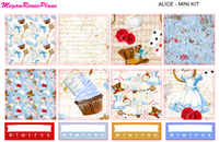Alice inspired Mini Kit - 2 page Weekly Kit