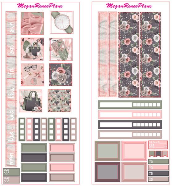 Floral Chic HOBONICHI WEEKS 2 page Kit