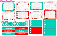 Winter Wonderland Weekly Planner Sticker Kit