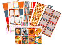 Thanks Giving Weekly Planner Sticker Kit