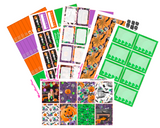 Halloween Party Weekly Planner Sticker Kit