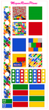 Brick Building Lego Inspired HOBONICHI WEEKS 2 page Kit