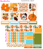 Falling into Fall Mini Kit - 2 page Weekly Kit