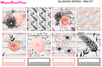 Blushing Spring Mini Kit - 2 page Weekly Kit
