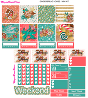Gingerbread House Mini Kit - 2 page Weekly Kit