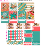 Gingerbread House Mini Kit - 2 page Weekly Kit