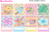 Pastel Summer Mini Kit - 2 page Weekly Kit