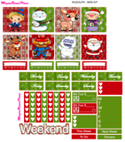 Rudolph Mini Kit - 2 page Weekly Kit