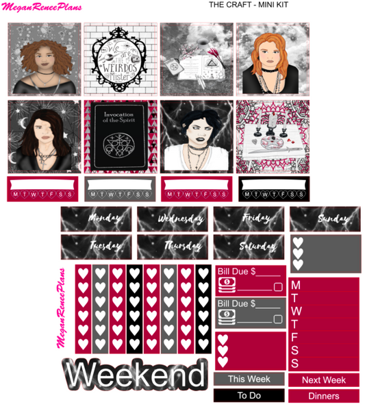The Craft Inspired Mini Kit - 2 page Weekly Kit