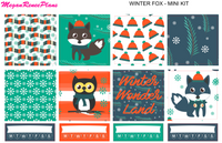 Winter Fox Mini Kit - 2 page Weekly Kit