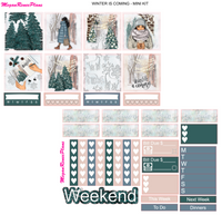 Winter Is Coming Mini Kit - 2 page Weekly Kit
