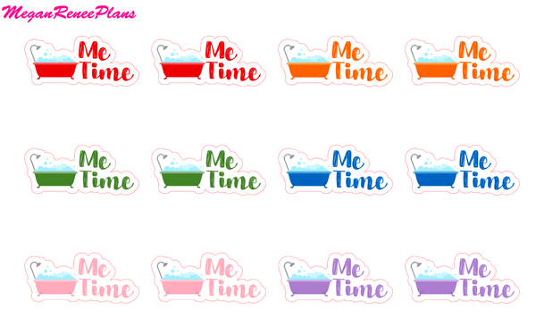 Me Time Matte Planner Stickers