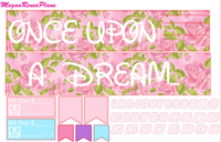 Once Upon A Dream Weekly Kit for the Erin Condren Life Planner Vertical - MeganReneePlans