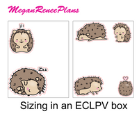 Hedgehog Stickers - MeganReneePlans