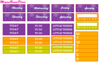 Hocus Pocus themed Halloween Weekly Planner Sticker Kit for the Erin Condren Vertical Life Planner - MeganReneePlans