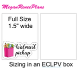 Walmart Grocery Pick Up Matte Planner Stickers - MeganReneePlans