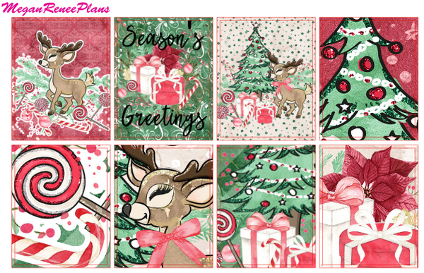 Reindeer Weekly Kit for the Classic Happy Planner - MeganReneePlans