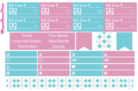 JANUARY 2020 or 2021 MONTHLY VIEW KIT FOR THE CLASSIC HAPPY PLANNER - MeganReneePlans