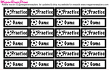Soccer Practice / Soccer Game Planner Stickers - MeganReneePlans