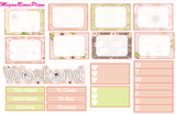 Blossom Weekly Kit for the Erin Condren Life Planner Vertical - MeganReneePlans