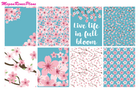 Cherry Blossom Weekly Kit for the Erin Condren Life Planner Vertical - MeganReneePlans