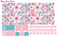 Cherry Blossom Weekly Kit for the Classic Happy Planner - MeganReneePlans