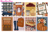 Pumpkin Patch Weekly Kit for the Classic Happy Planner - MeganReneePlans