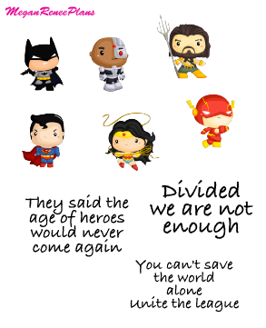 Justice League Inspired Mini Deco Quote Sheet - MeganReneePlans