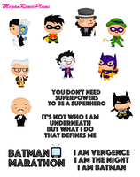 Batman Inspired Mini Deco Quote Sheet - MeganReneePlans