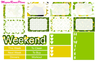 St. Patrick's Day Themed Weekly Kit for the Classic Happy Planner - MeganReneePlans