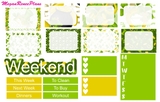 St. Patrick's Day Themed Weekly Kit for the Erin Condren Life Planner - MeganReneePlans