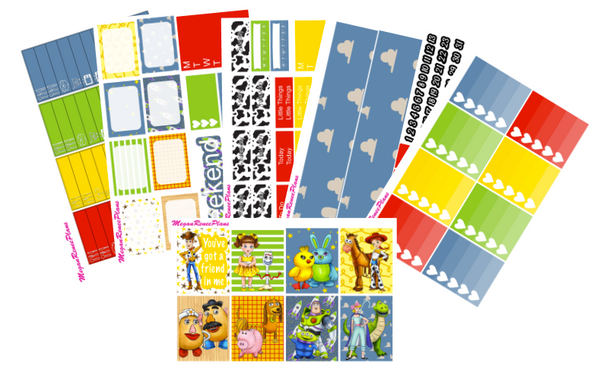 Toy Story Themed Weekly Kit for the Classic Happy Planner - MeganReneePlans