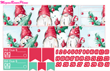Xmas Gnomes Weekly Planner Sticker Kit