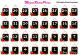 Back to School Countdown Matte Planner Stickers - MeganReneePlans