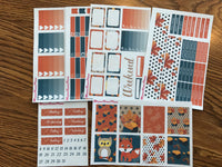 Fall Fox Autumn Owl Weekly Kit for the Classic Happy Planner - MeganReneePlans