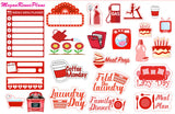 Sampler Sticker Sheet available in many colors - MeganReneePlans