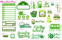 Sampler Sticker Sheet available in many colors - MeganReneePlans