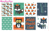 Winter Fox Weekly Kit for the MAMBI Happy Planner Classic - MeganReneePlans