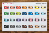 Camera Icon Matte Planner Stickers - MeganReneePlans